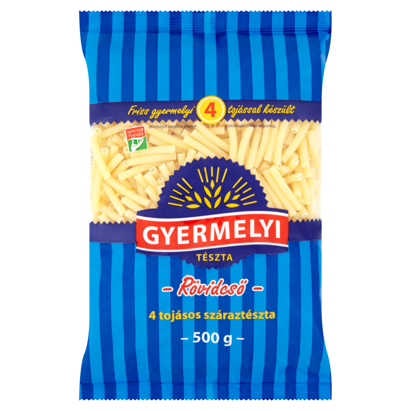 Gyermelyi 4 tojásos Rövidcső 500g